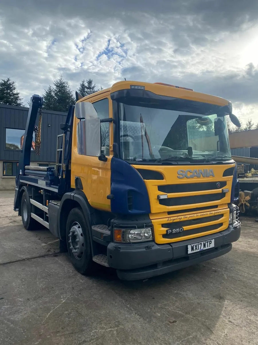 2017 Scania P250 Skip Loader - Image 1