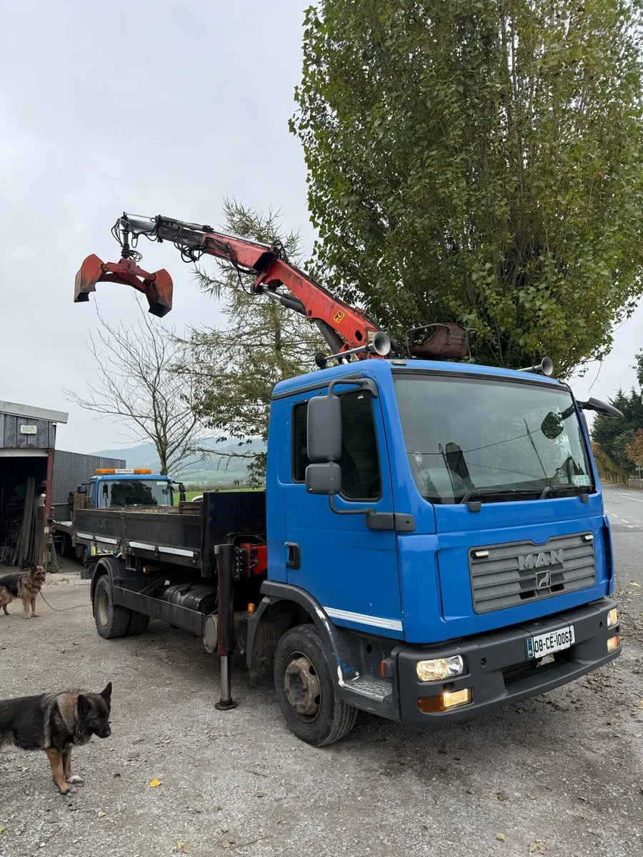 Man 10T tipper with grab - Image 1