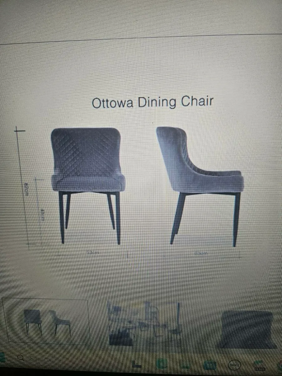 Ottowa dinning chairs (Grey) - Image 4