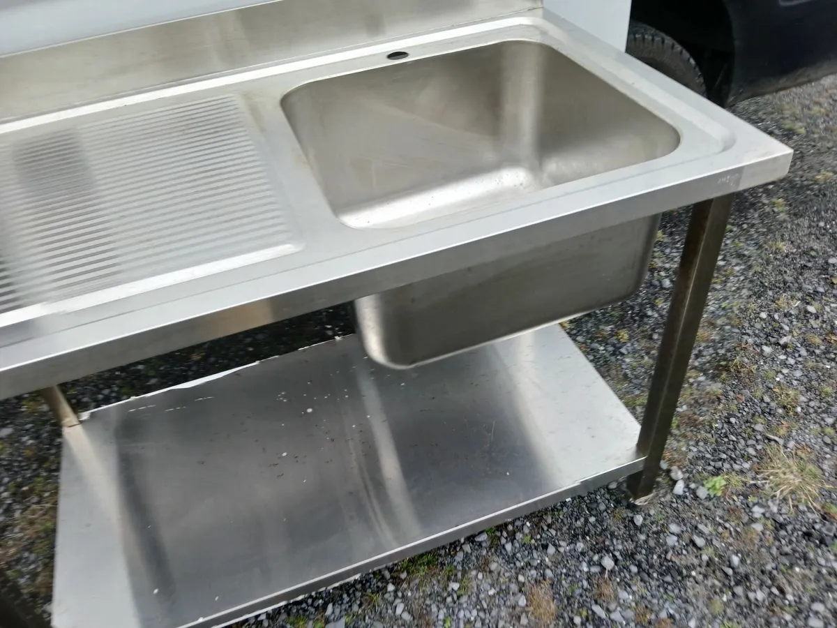 Stainless steel cabbinet sink unit complete... - Image 1