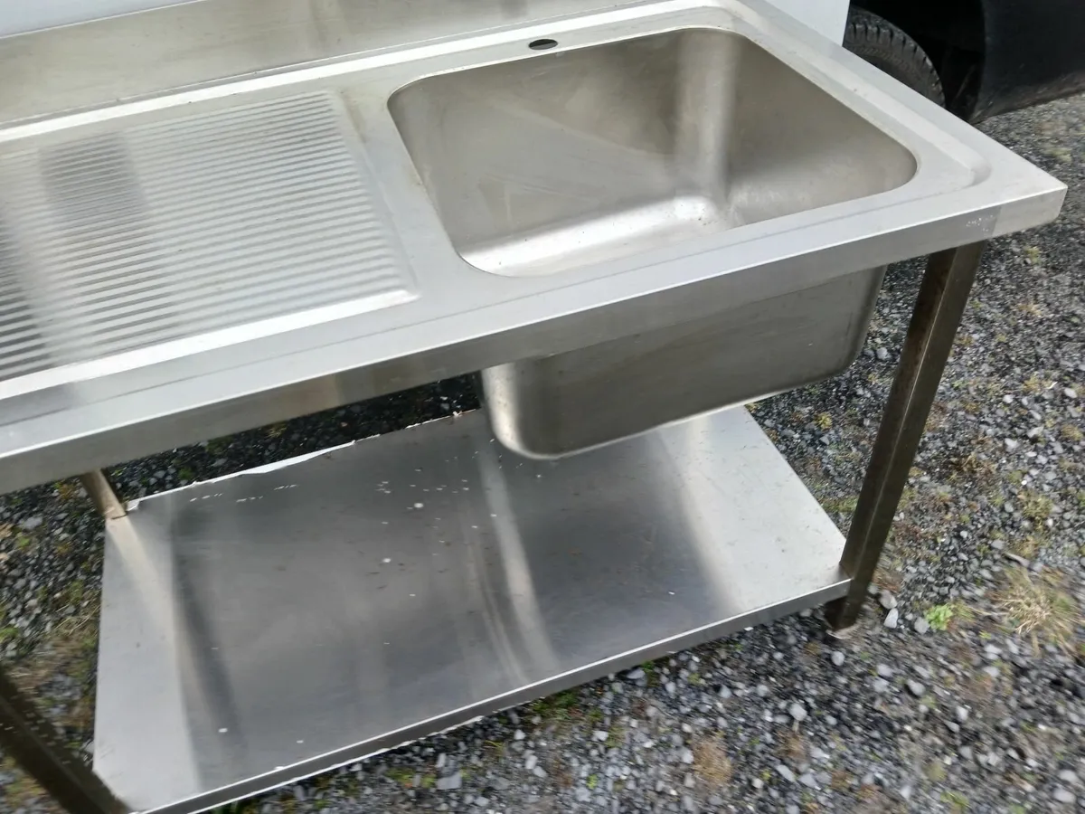 Stainless steel cabbinet sink unit complete... - Image 2