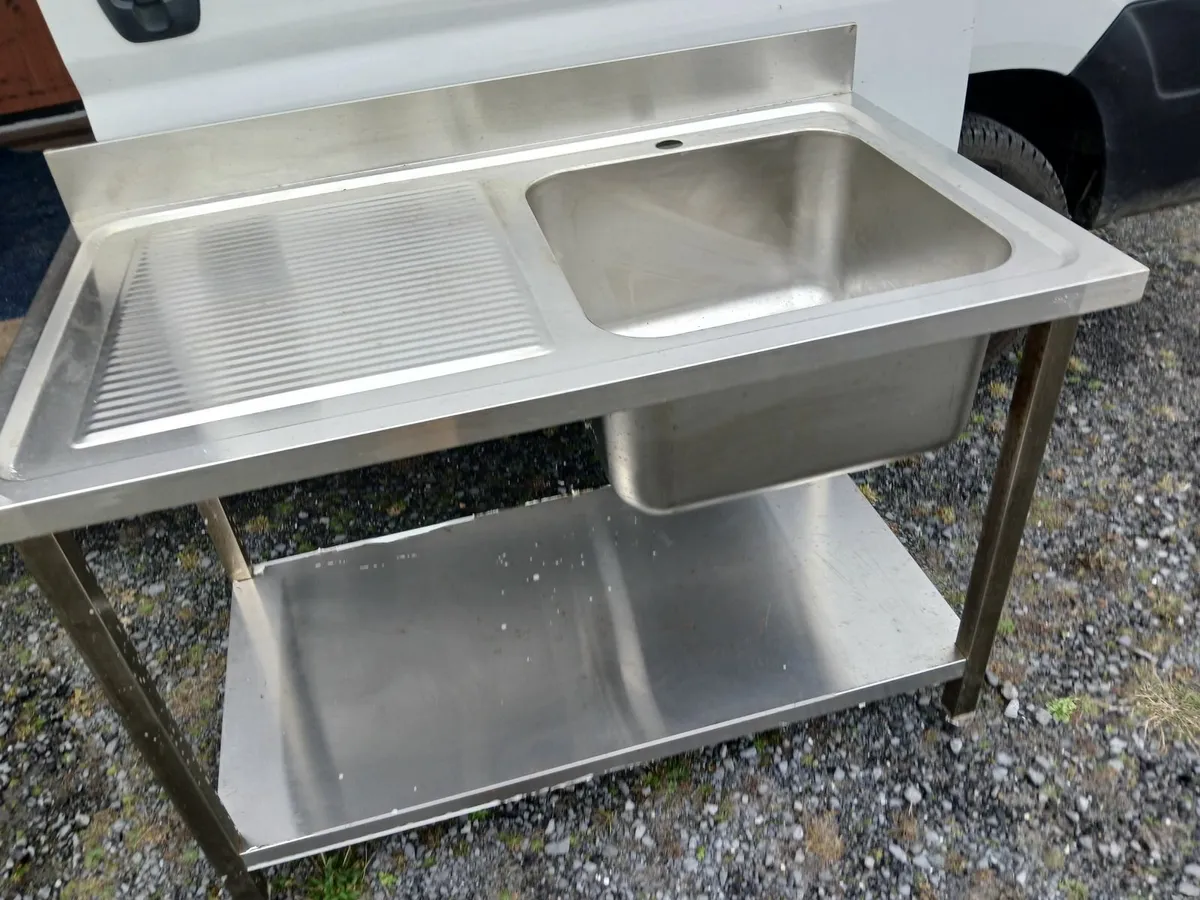 Stainless steel cabbinet sink unit complete... - Image 3