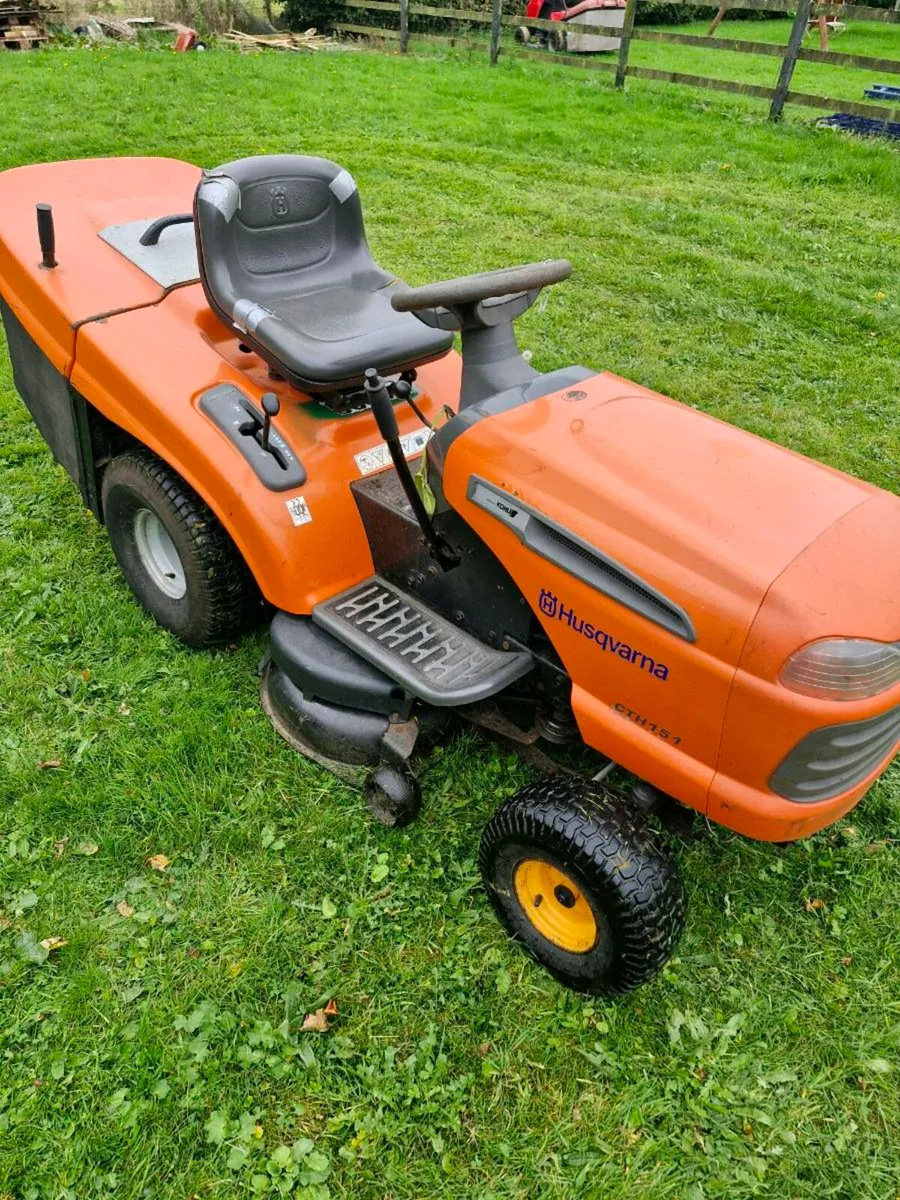 Husqvarna ride on mower Delivery available - Image 2