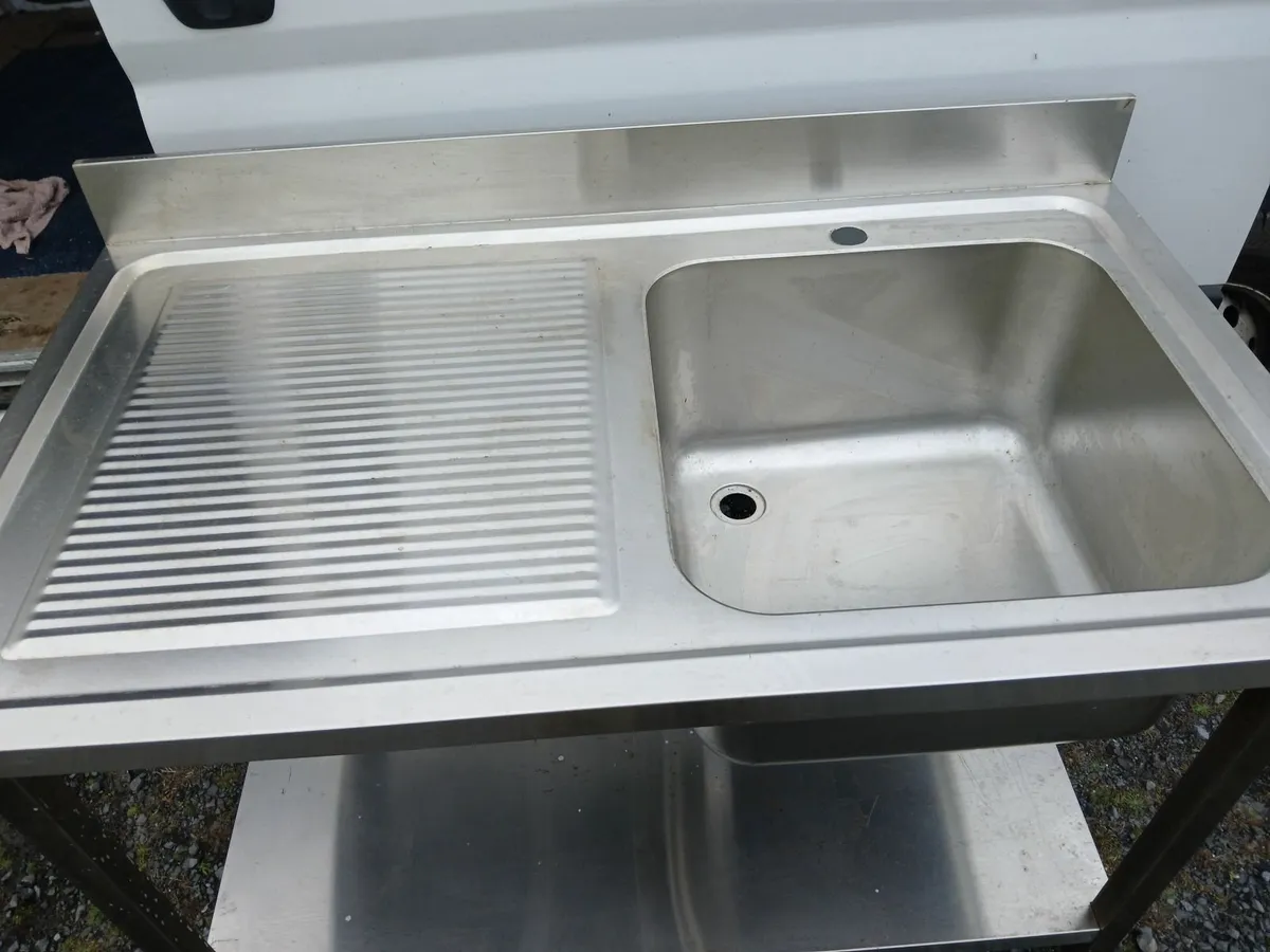 Staneless steel cabbinet sink unit complete - Image 3