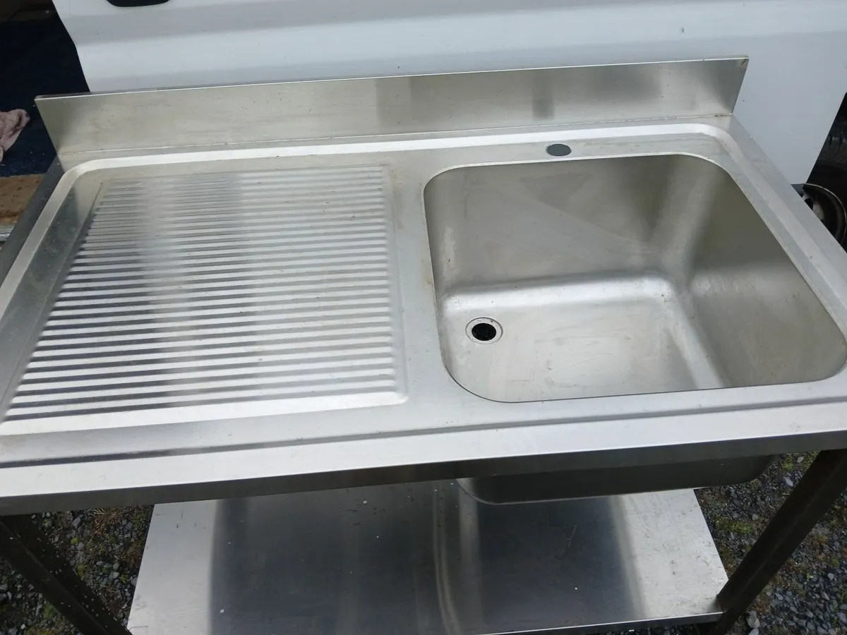 Staneless steel cabbinet sink unit complete - Image 4