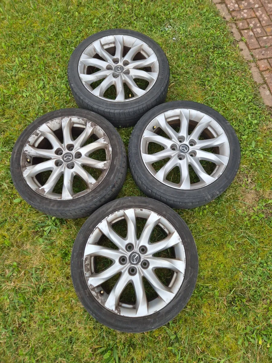 Alloys 18" 5x114.4 (Mazda 3) - Image 1