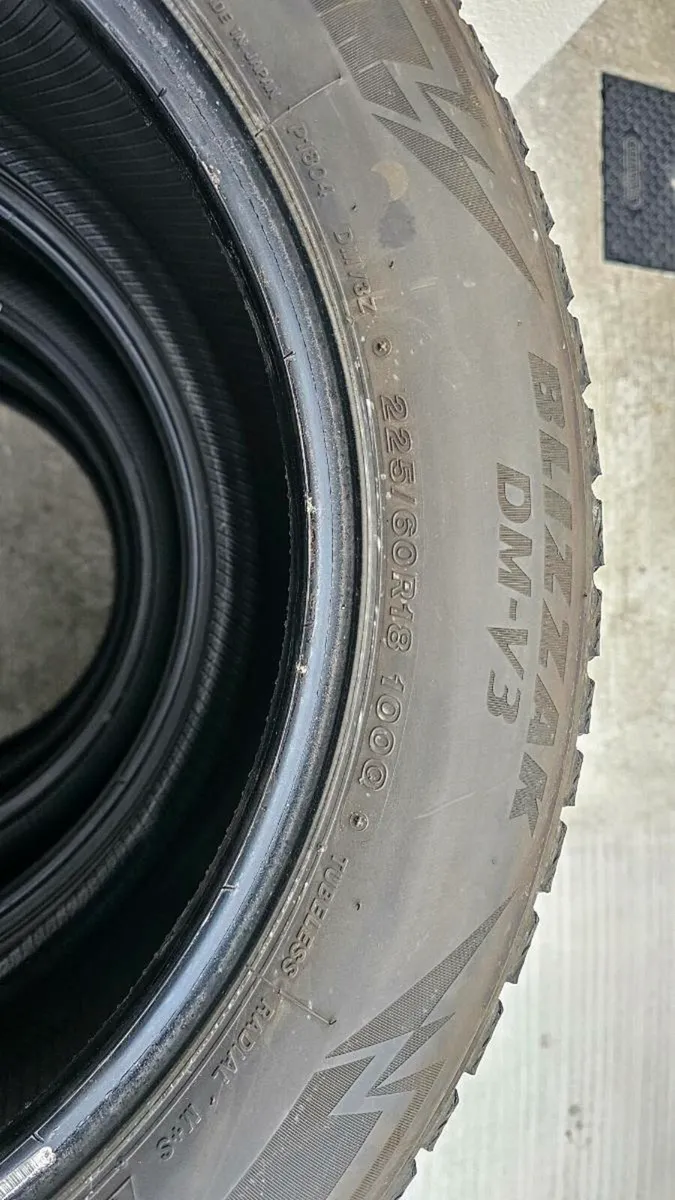 Bridgestone tyres 225 60r18 - Image 3