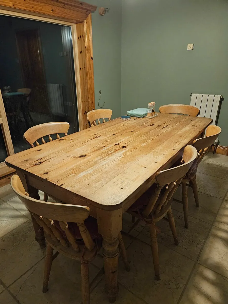 Dining Table & 6 Chairs - Image 2