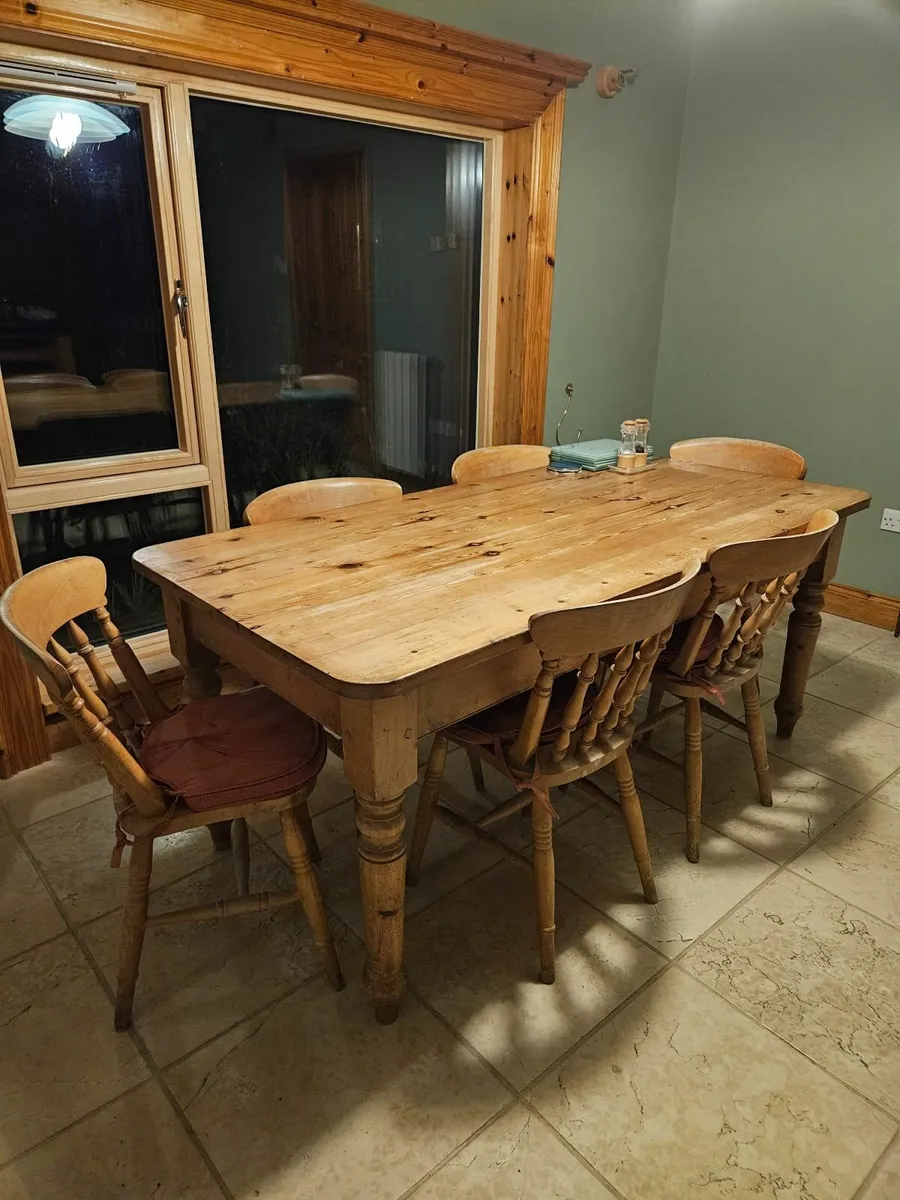 Dining Table & 6 Chairs - Image 3
