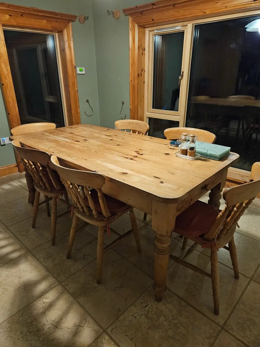 Dining Table & 6 Chairs - Image 4