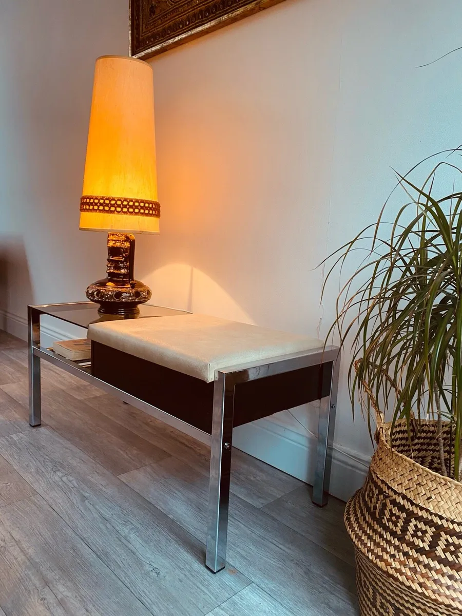 Mid Century Telephone Hall Table - Image 3