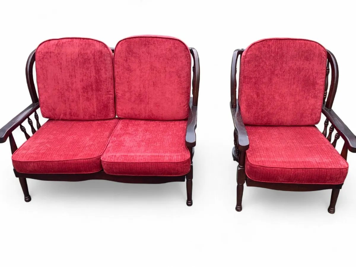 Vintage Sitting Room Set - Couch and Chair - Image 2