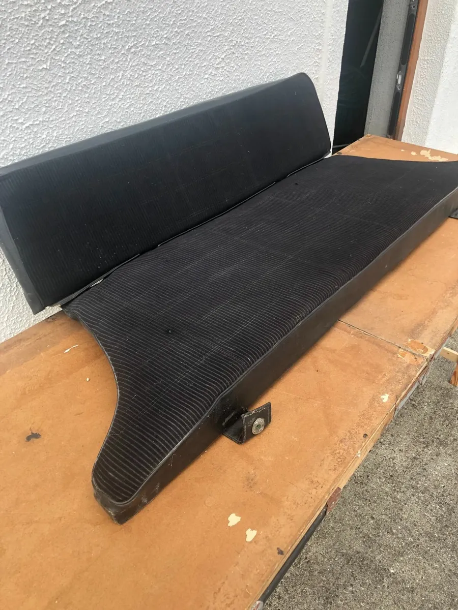 set of black cloth front seat and rear seat - Image 2