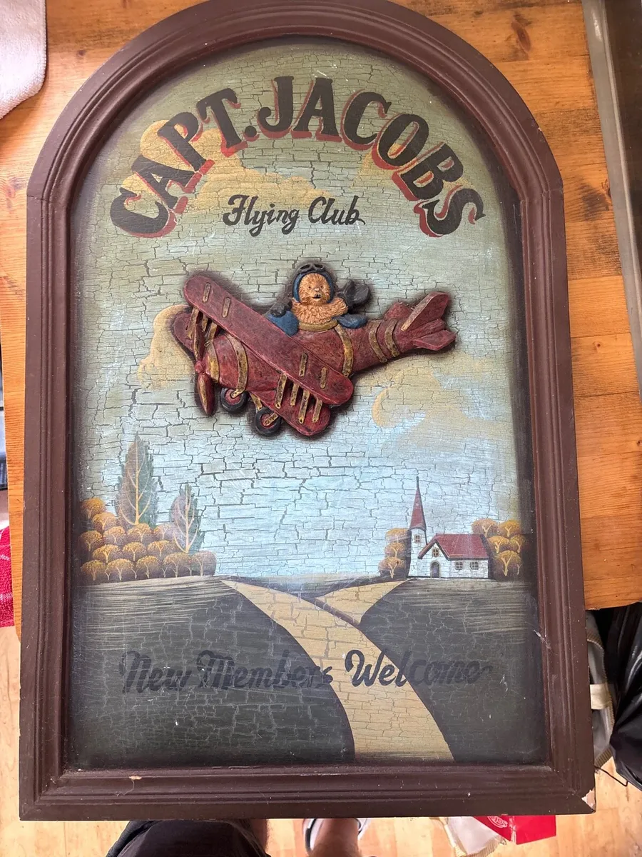 Captain Jacob’s flying club sign