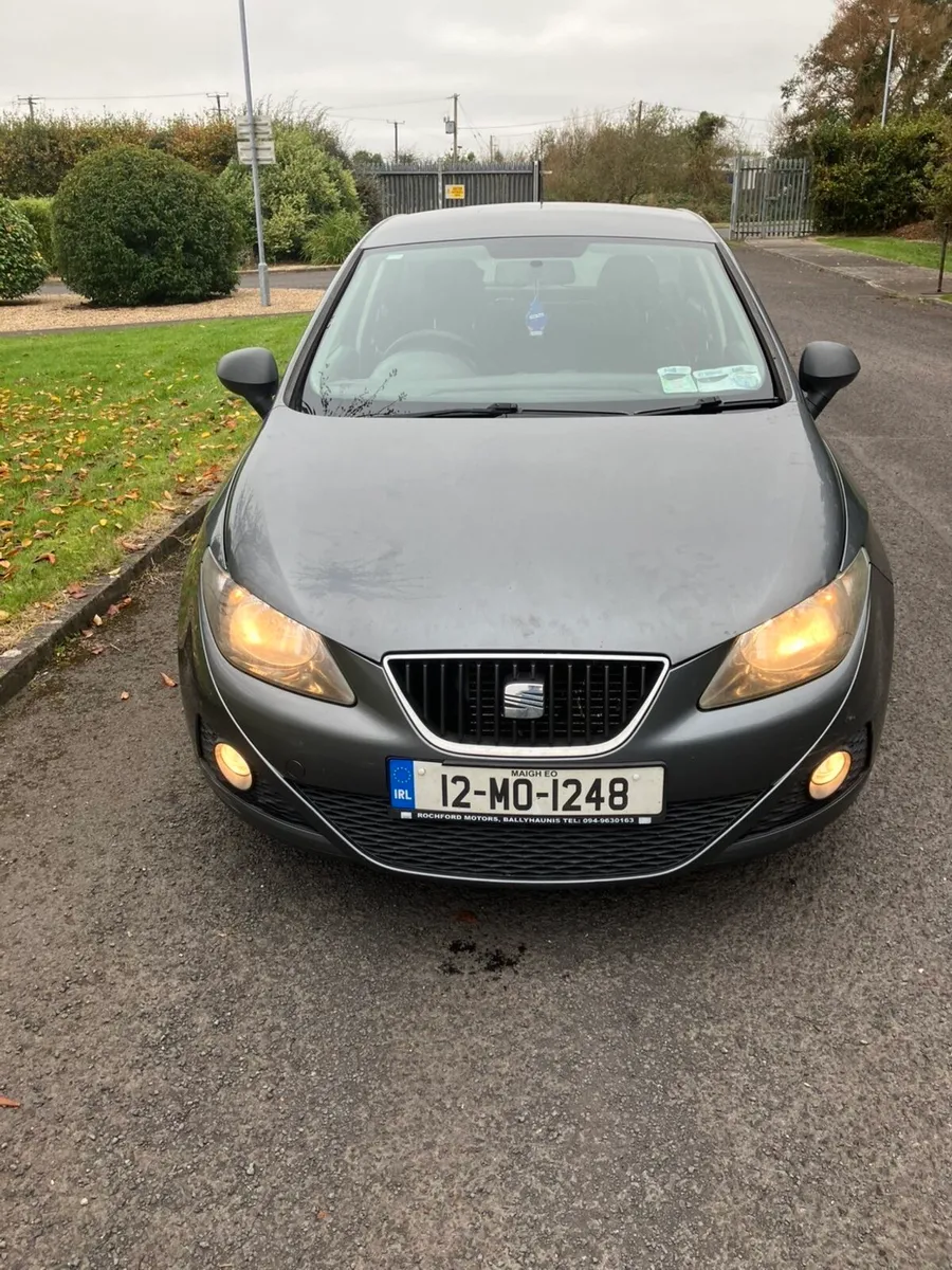 2012 seat Ibiza 1:2 petrol new nct low mileage - Image 1