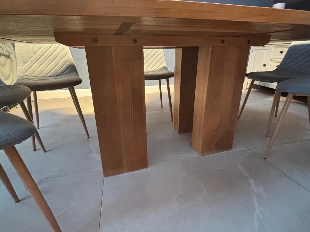 Dining Table and 8 Chairs - Image 4