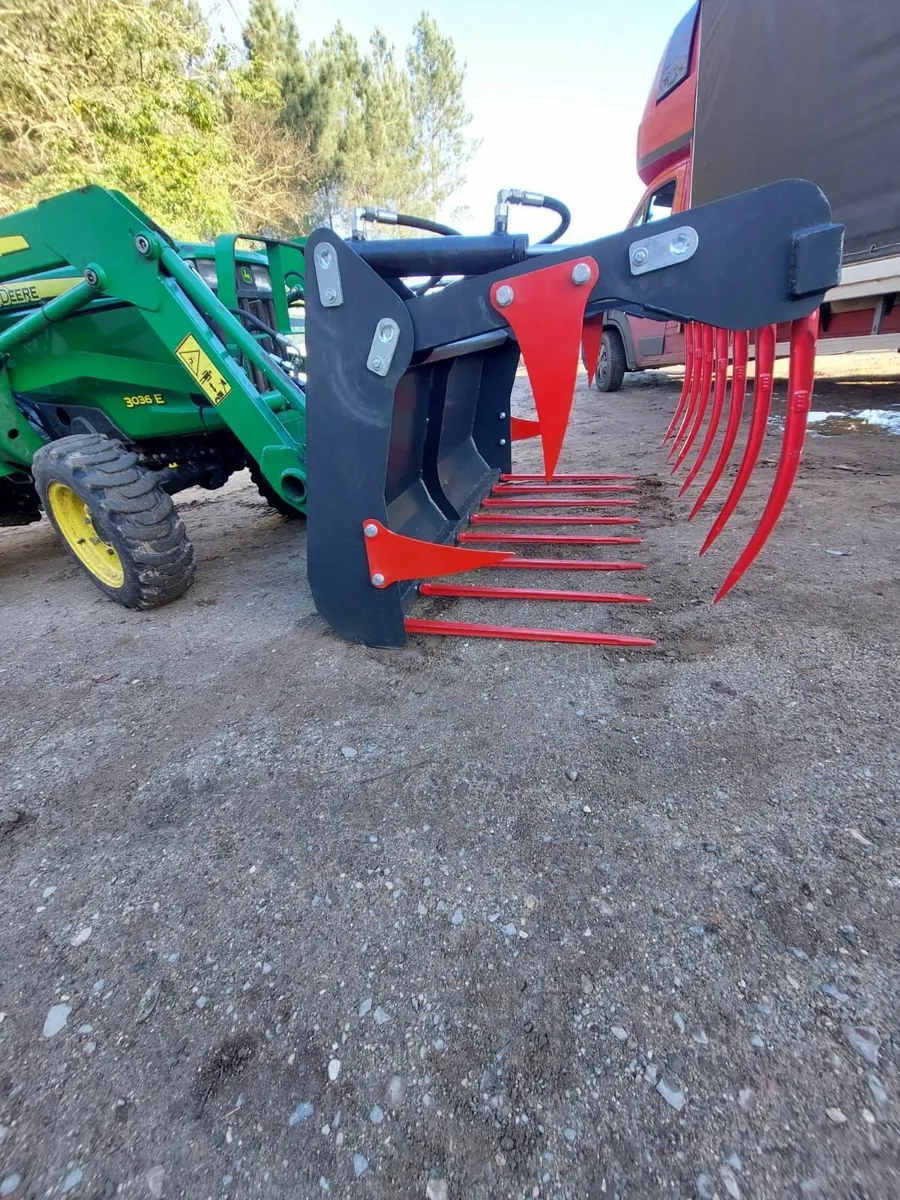 Silage grab, John Deere brackets - Image 2