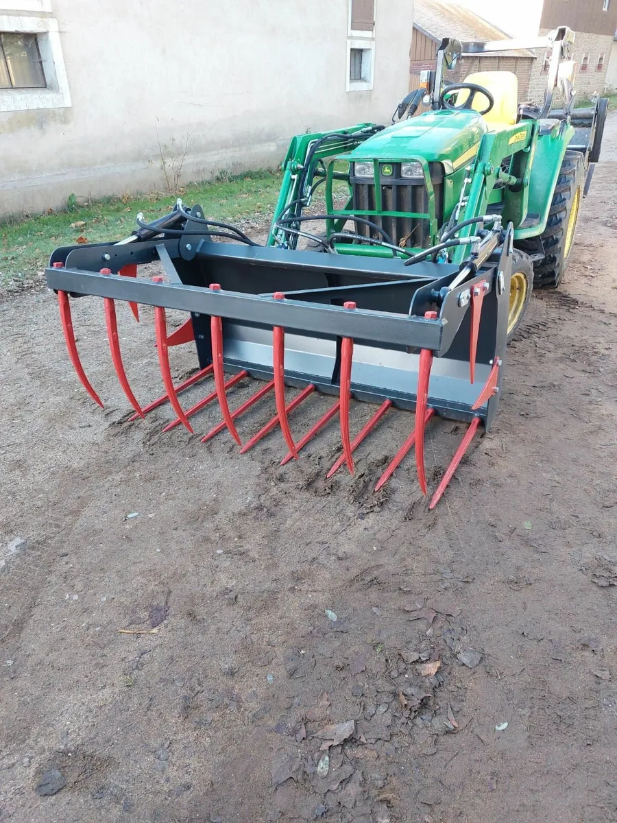 Silage grab, John Deere brackets - Image 4