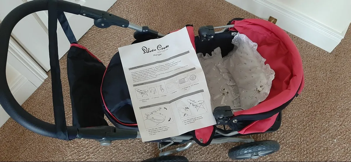 Silver Cross Ranger Toy Pram - Image 3