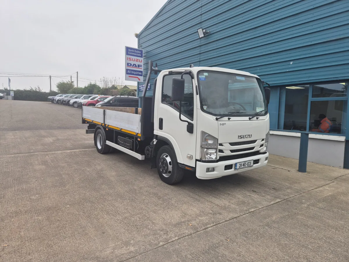 2021 ISUZU NPR 7.5TON DROPSIDE - Image 1