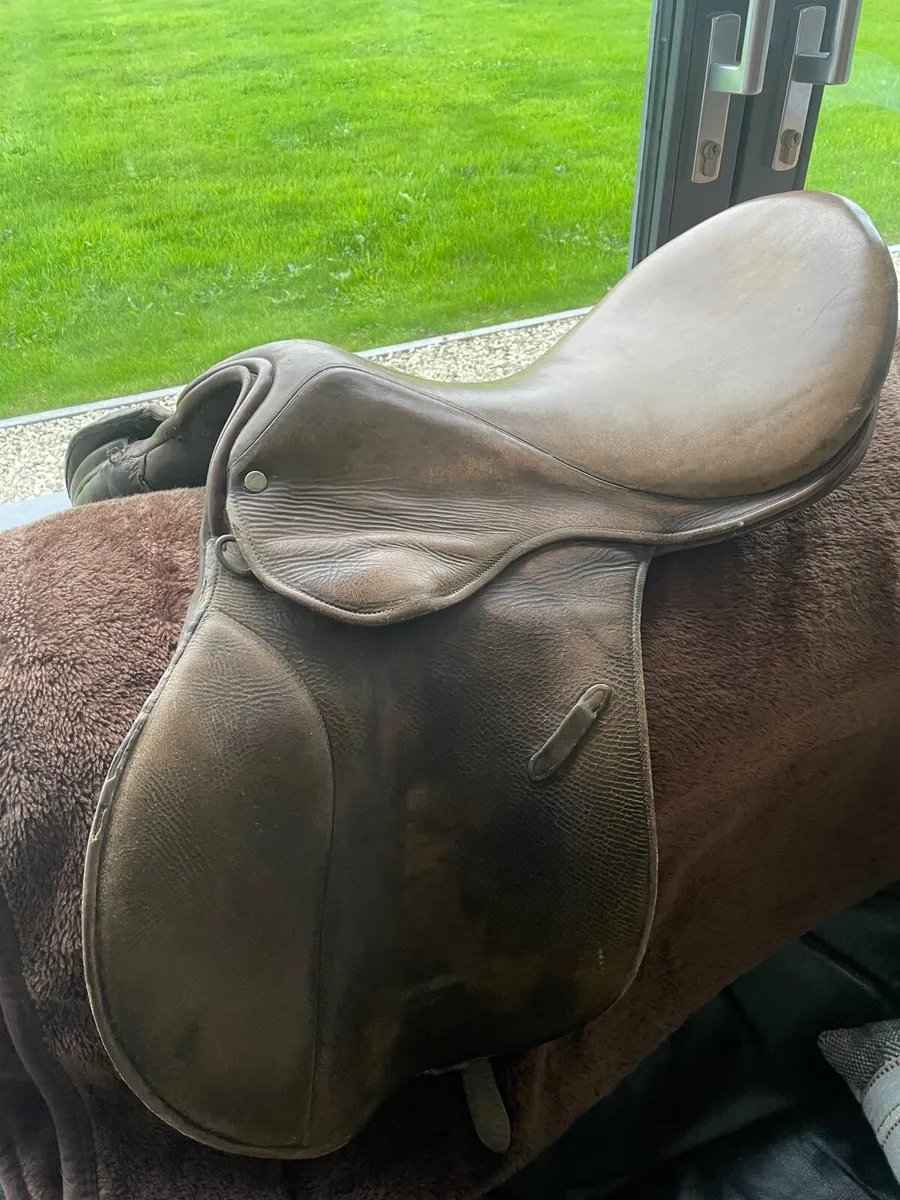 19” Stubben jumping Saddle - Image 1