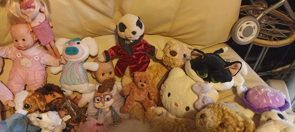 Collection of Teddies and Dolls - Image 1