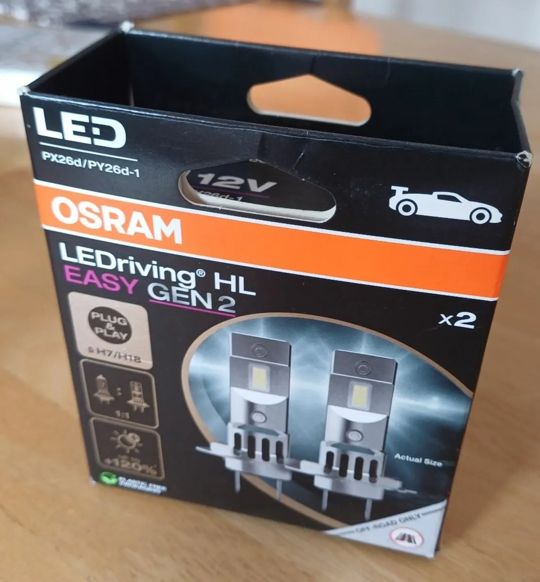 LED headlight bulb OSRAM LEDriving HL GEN 2 H7 - Image 1