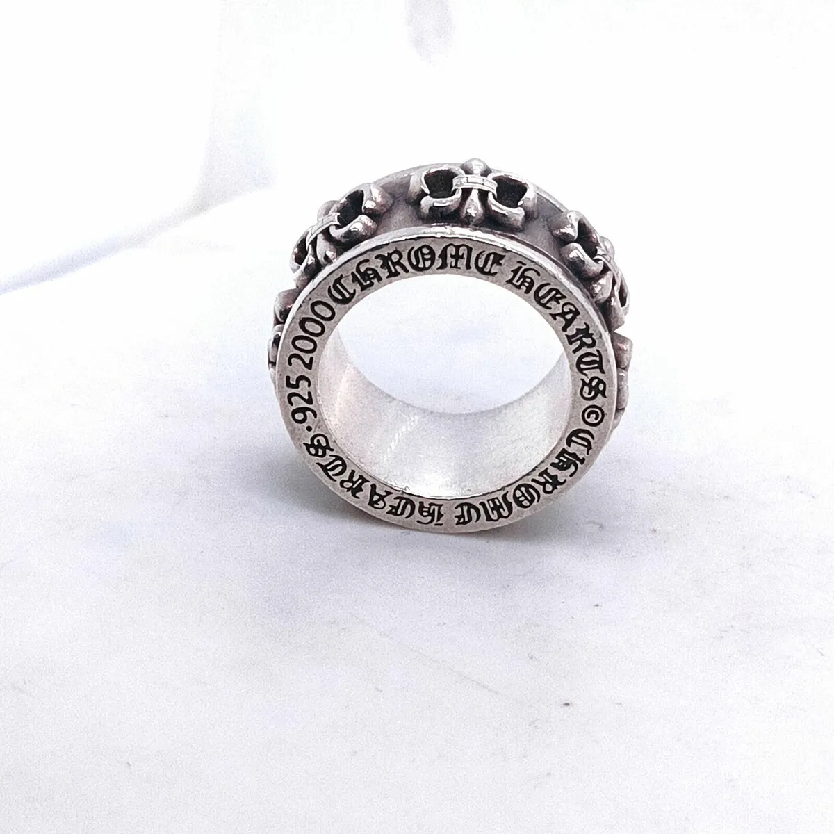 Chrome Hearts Heavy Silver Ring - Image 2