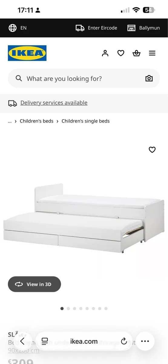 Malm Ikea bed - Image 1