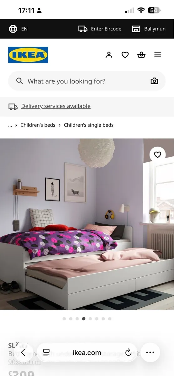 Malm Ikea bed - Image 3