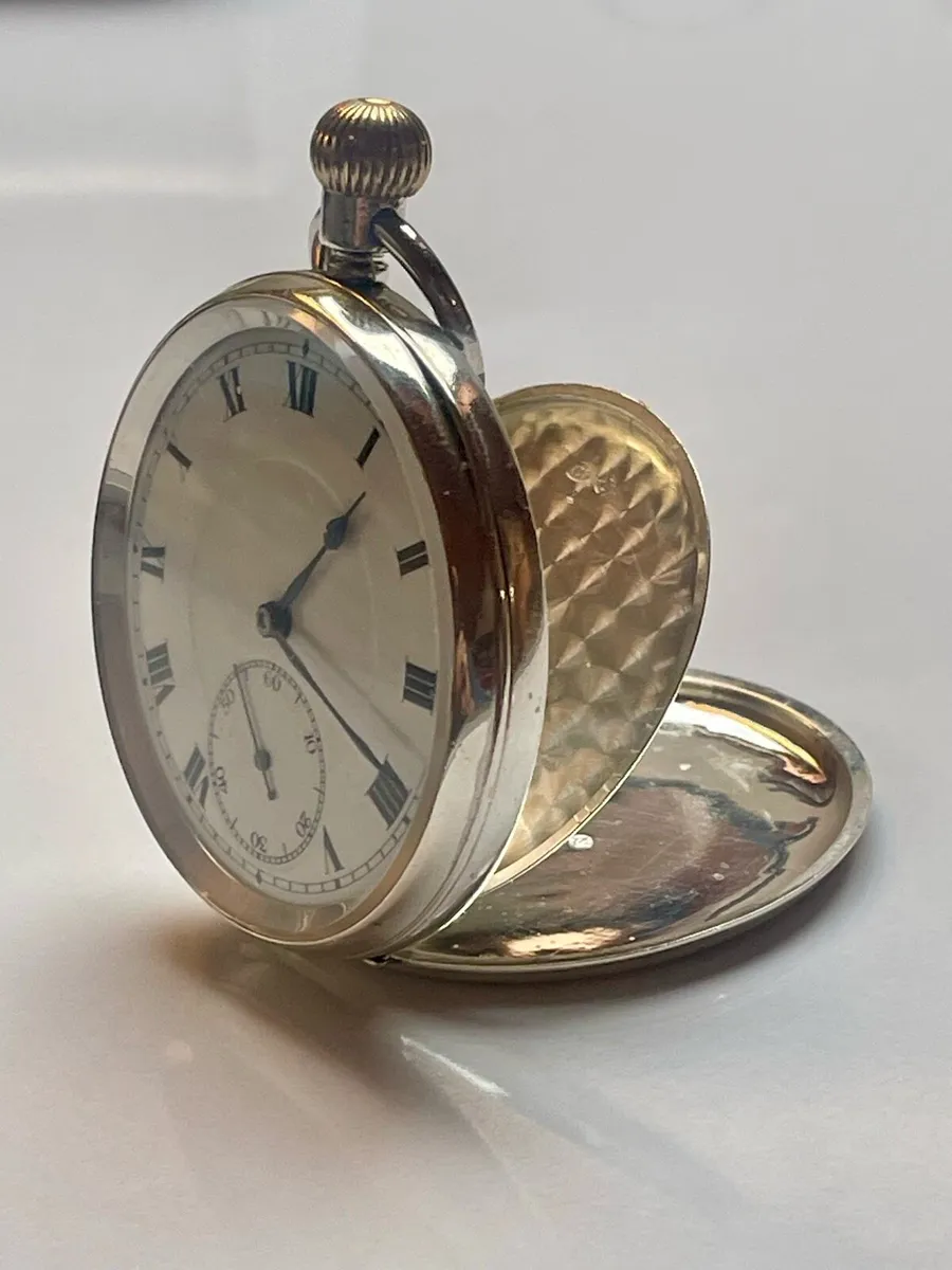 Vintage Silver Pocket Watch - Image 1