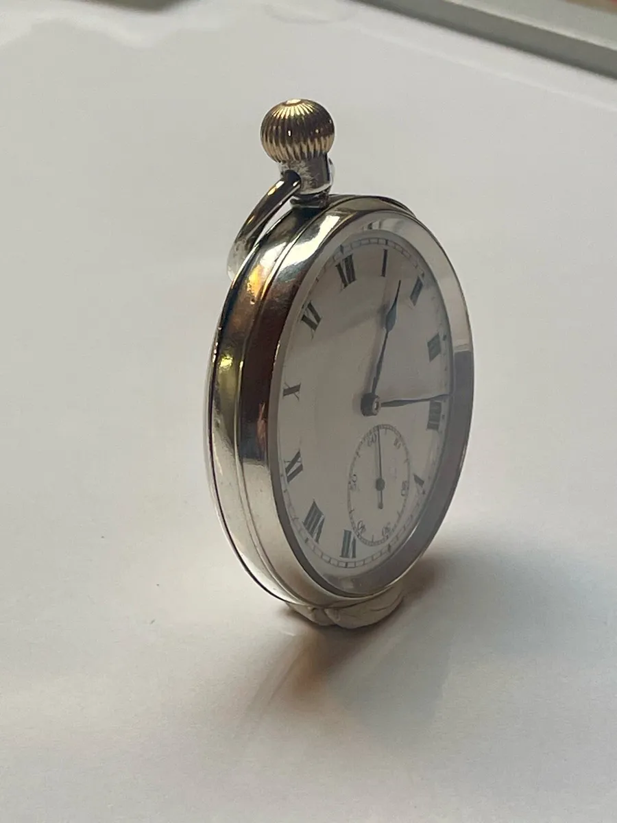 Vintage Silver Pocket Watch - Image 4