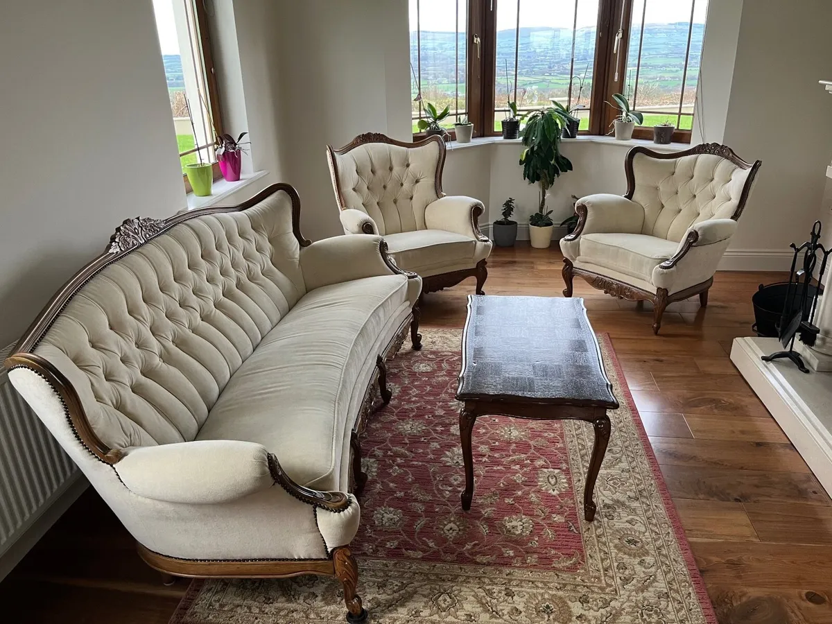 Couch Sofa Set  3 Seater & 2 Armchairs - Image 2