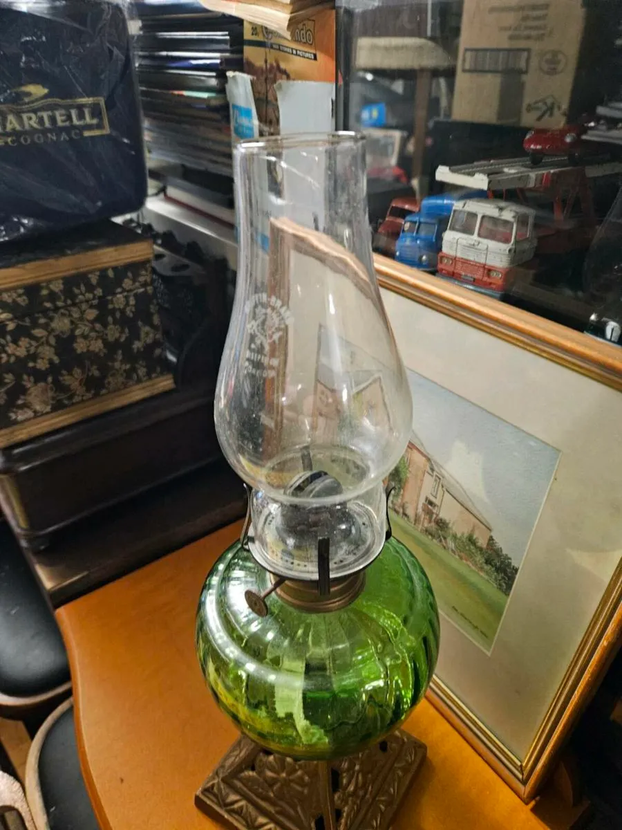 Vintage Antique Oil Lamp - Image 3