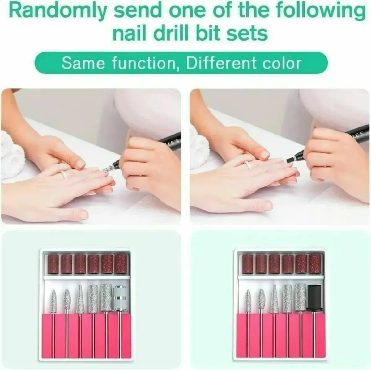 Electric Nail Drill for Acrylic and Gel Nails Set - Image 4