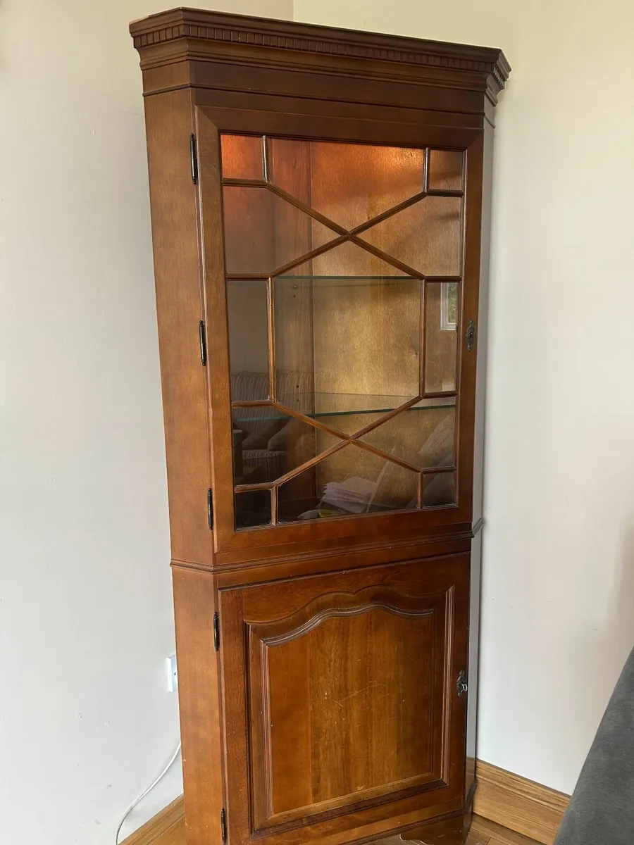 Corner Unit Mahogany