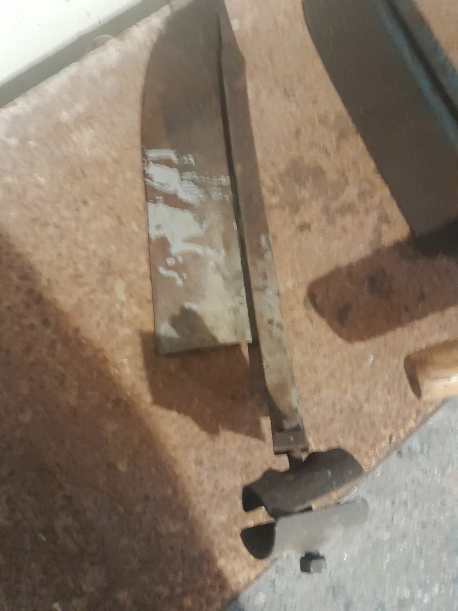 Two hay knives  and one billhooke - Image 2