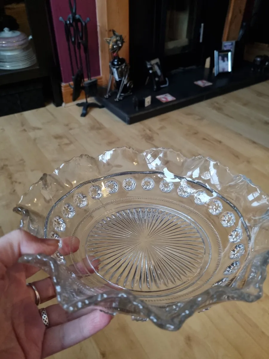 Vintage glass bowl