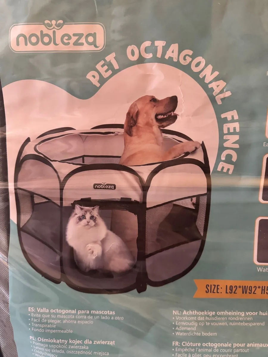 Portable Pet Playpen( Cat & dog)- Indoor&outdooe - Image 2