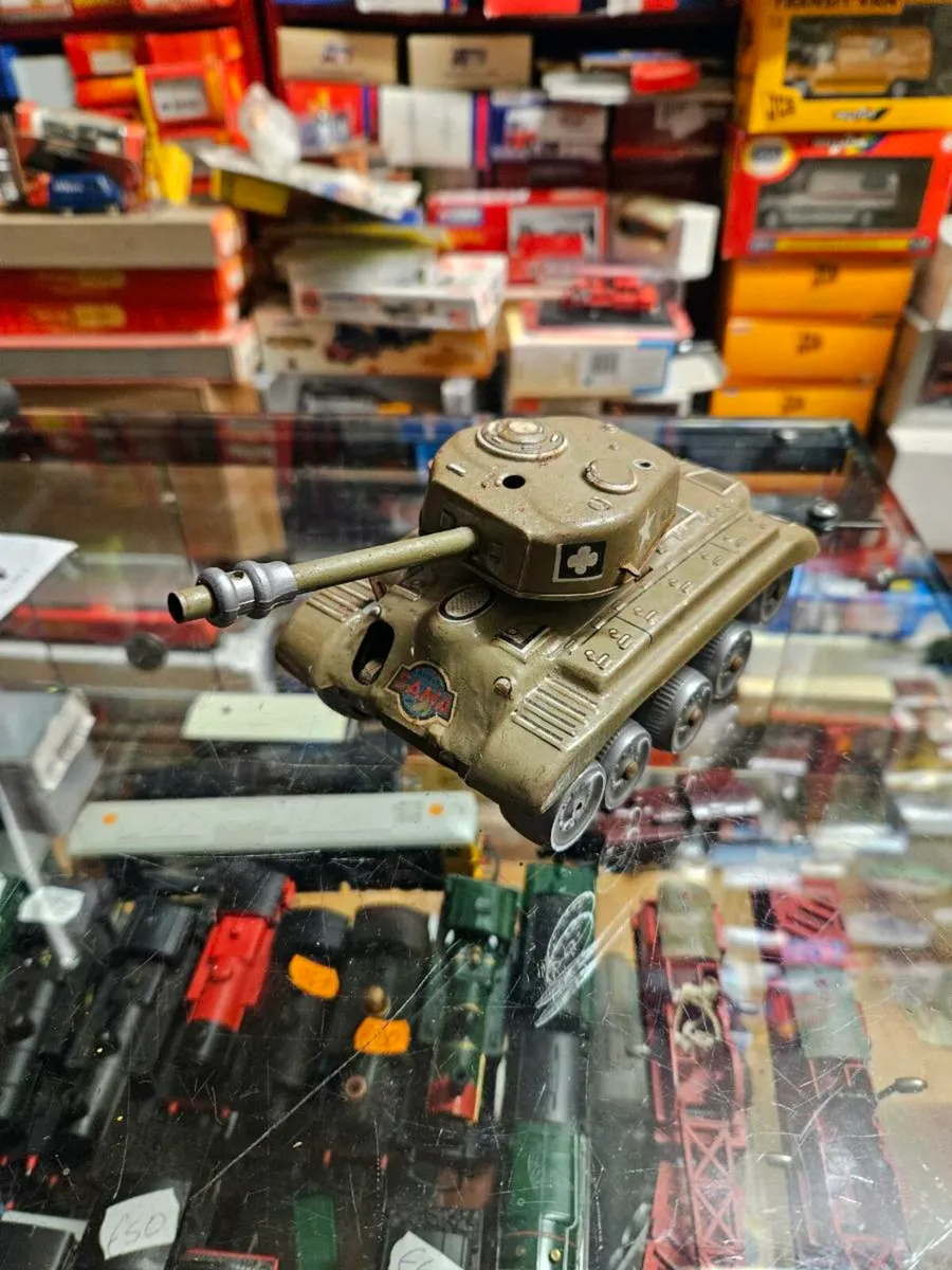 Vintage Tinplate Tank West Germany 1950's - Image 1