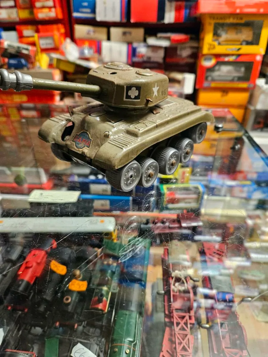Vintage Tinplate Tank West Germany 1950's - Image 2