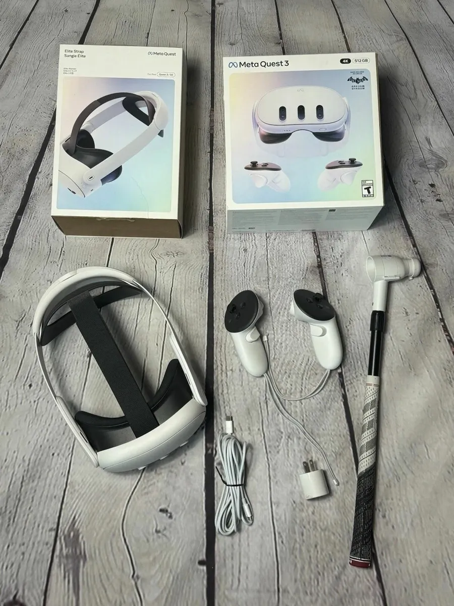 Meta Quest 3 512GB /w Elite Strap & Accessories - Image 1
