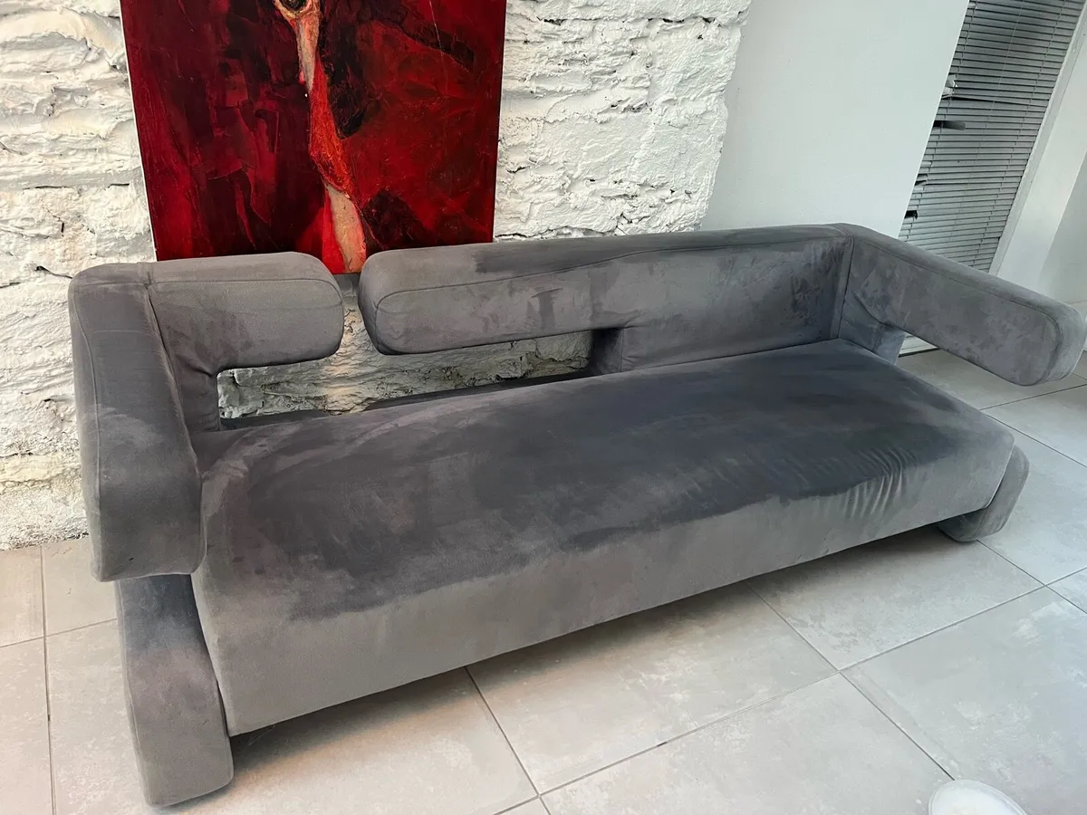 Modern Grey Sofa - Image 1