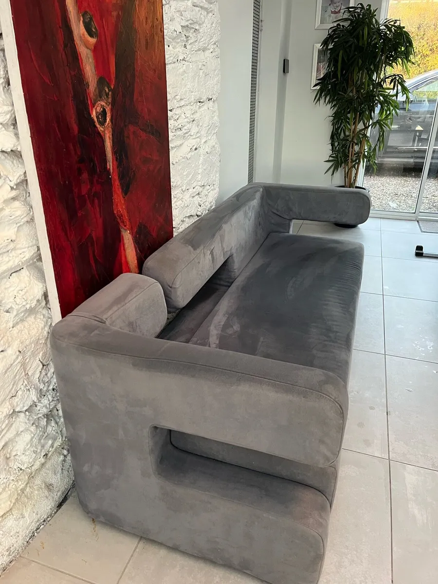 Modern Grey Sofa - Image 2