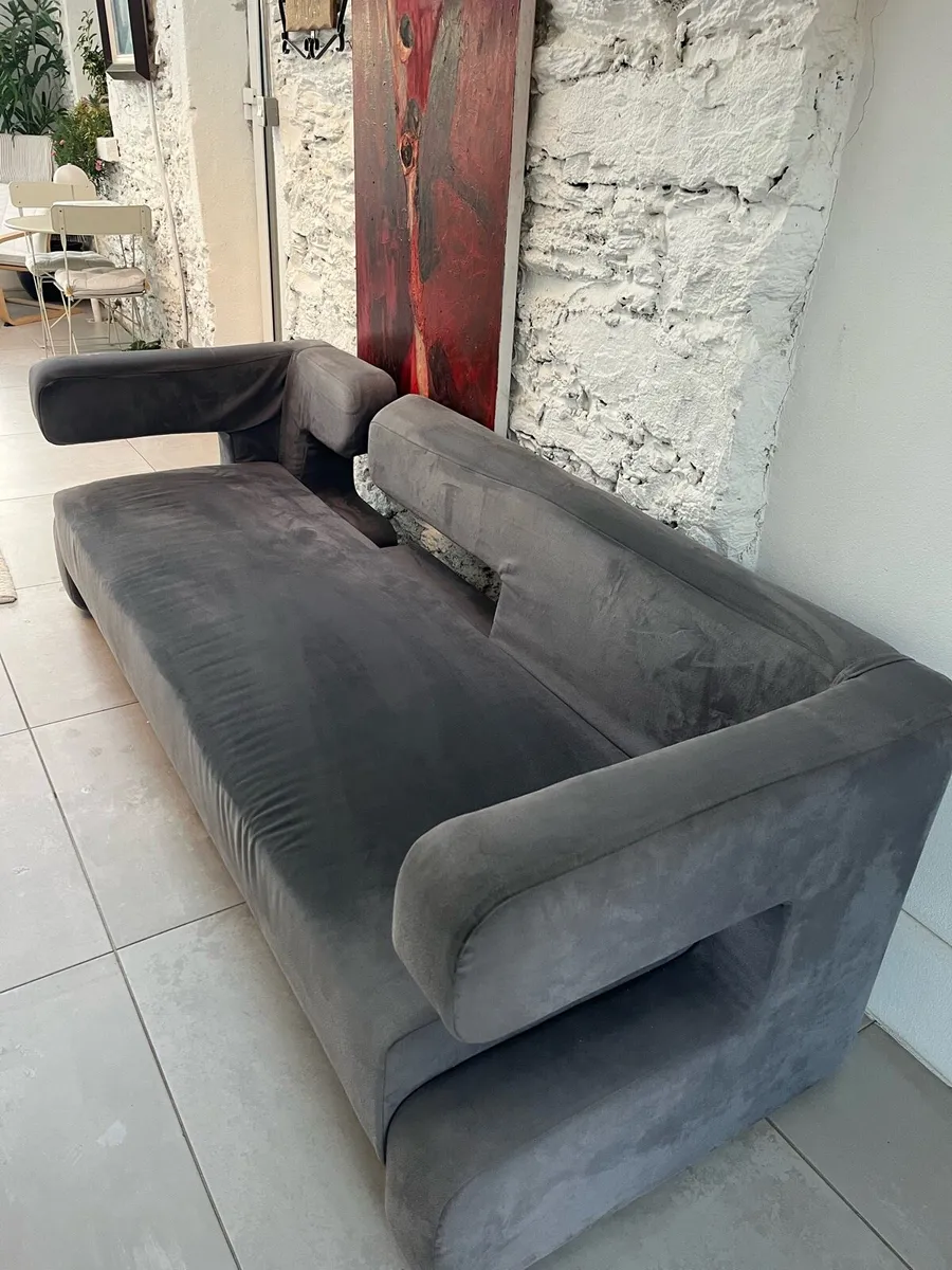 Modern Grey Sofa - Image 3