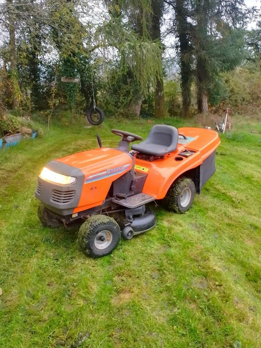 Husqvarna CT 135 ride on mower - Image 1