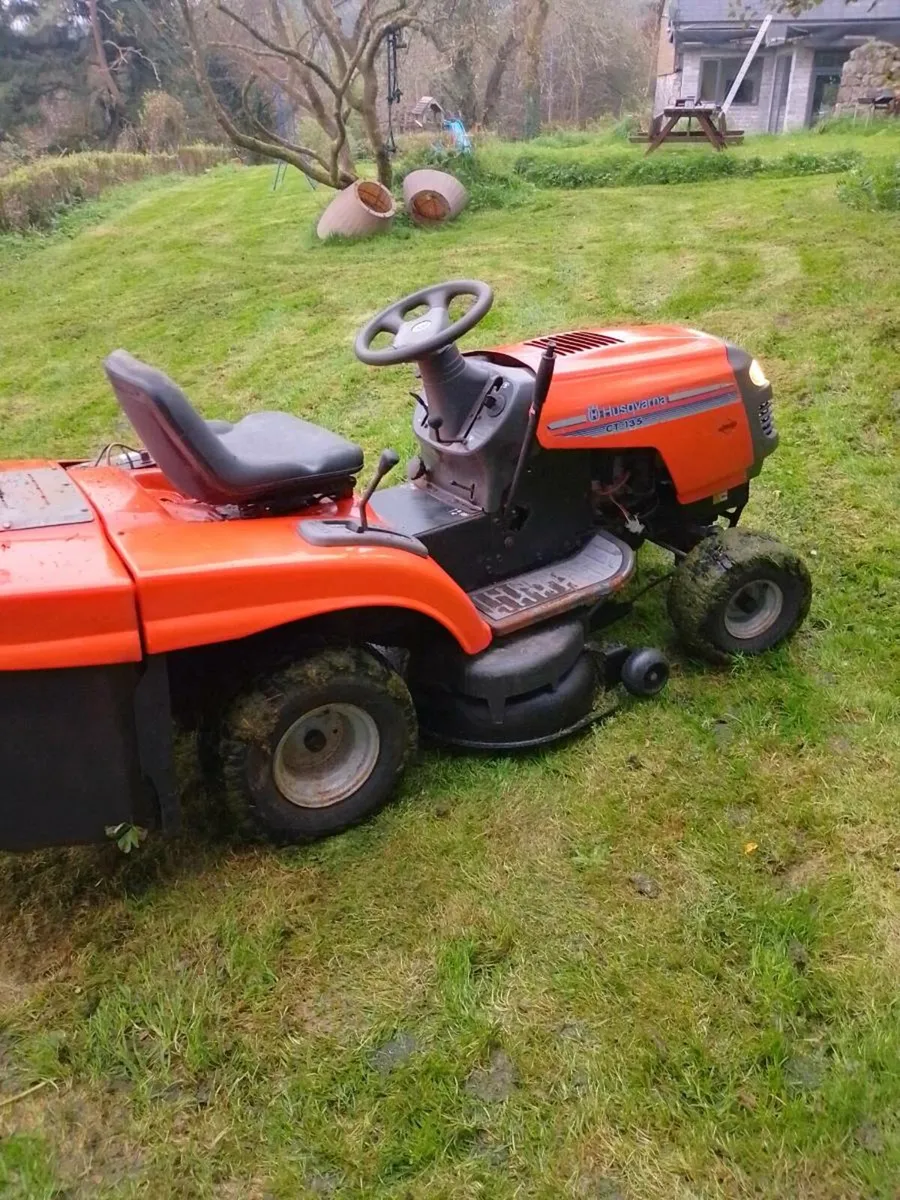 Husqvarna CT 135 ride on mower - Image 4
