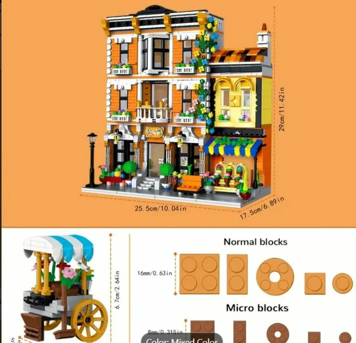 Adult Blocks Building Set Fantasy Garden House Bui - Image 4