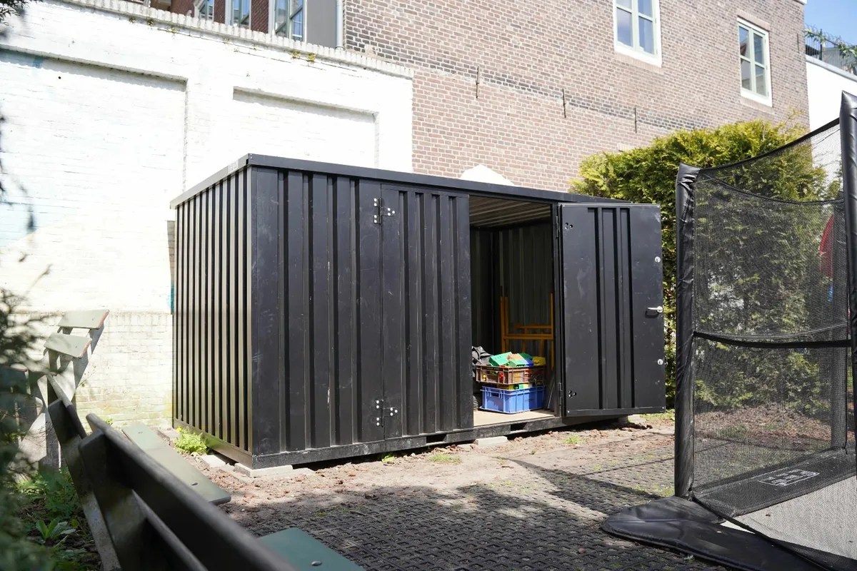 Weatherproof Storage Container – 4x2m Steel Build - Image 1