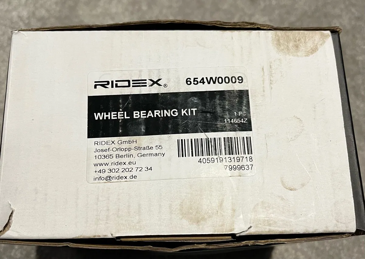 New RIDEX Wheel bearing kit - 654W0009 - Image 2